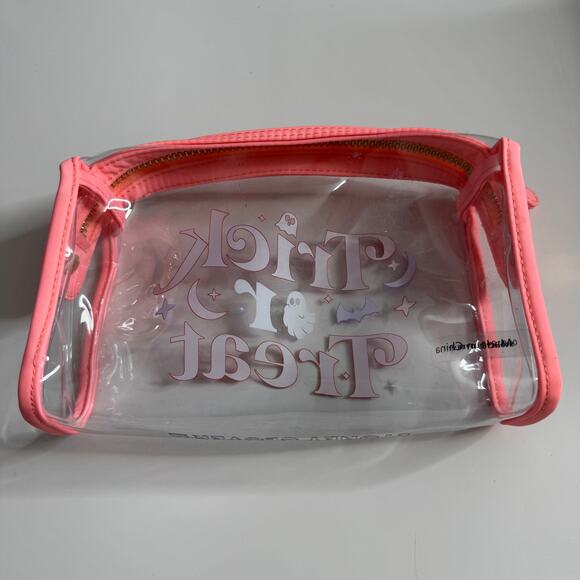STONEY CLOVER LANE Clear Travel Trick OR Treat Pouch Halloween - Picture 2 of 4